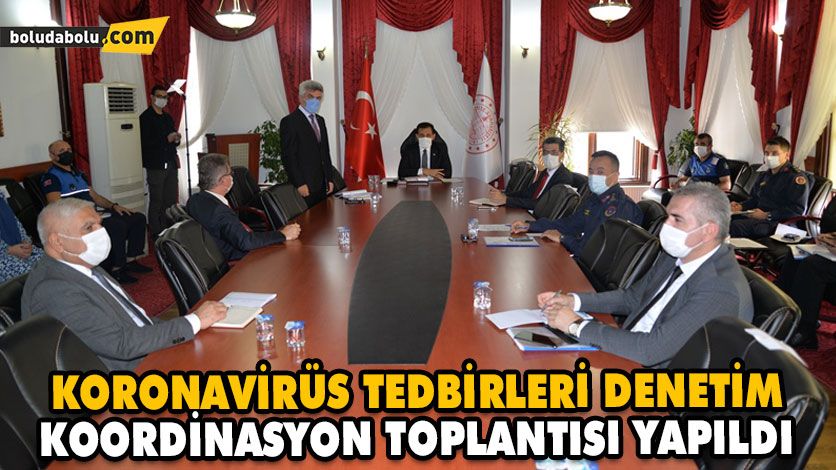 KORONAVİRÜS TEDBİRLERİ DENETİM KOORDİNASYON TOPLANTISI YAPILDI KORONAVİRÜS TEDBİRLERİ DENETİM KOORDİNASYON TOPLANTISI YAPILDI