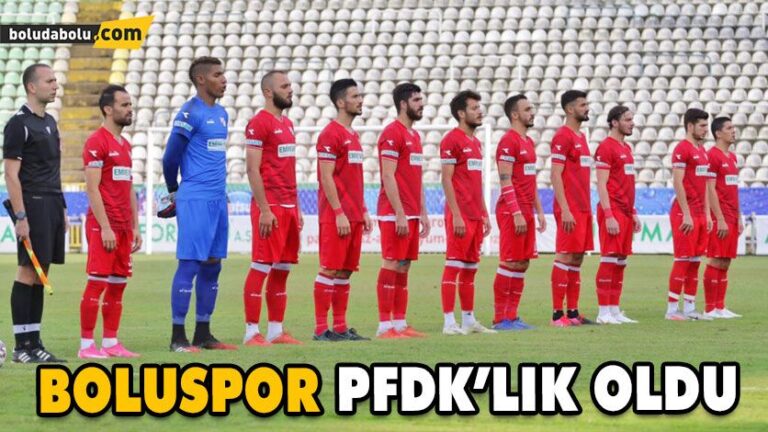 BOLUSPOR PFDK’LIK OLDU