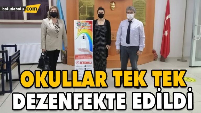 OKULLAR TEK TEK DEZENFEKTE EDİLDİ