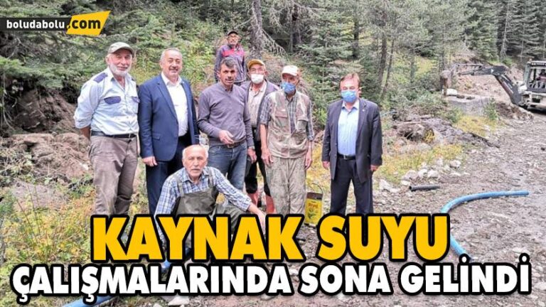 “DÖRTDİVAN’IMIZI KAYNAK SUYUNA KAVUŞTURACAĞIZ”