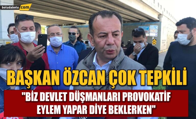 Başkan Özcan çok tepkili