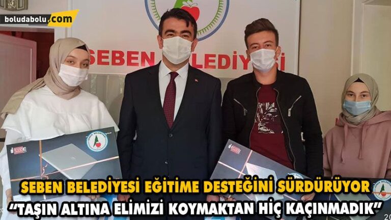 SEBEN BELEDİYESİ EĞİTİME DESTEĞİNİ SÜRDÜRÜYOR