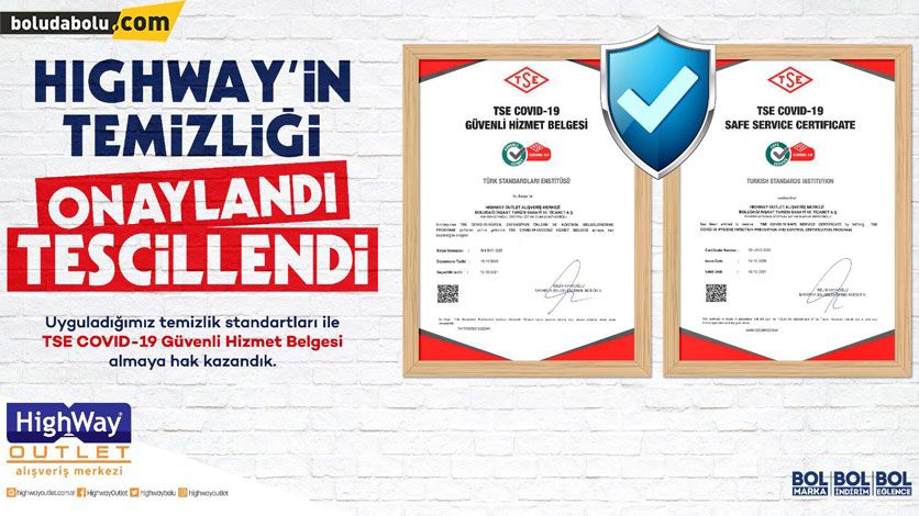 HIGHWAY OUTLET SAĞLIKLI, GÜVENLİ VE TESCİLLİ! HIGHWAY OUTLET SAĞLIKLI, GÜVENLİ VE TESCİLLİ!