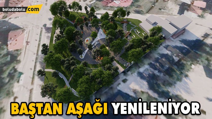 UĞUR MUMCU PARKI BAŞTAN AŞAĞI YENİLENİYOR