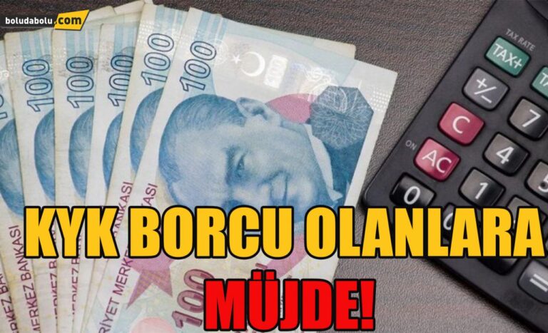 KYK borcu olanlara müjde