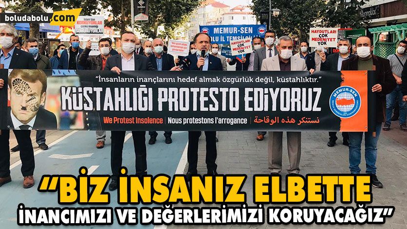 “BİZ İNSANIZ ELBETTE İNANCIMIZI VE DEĞERLERİMİZİ KORUYACAĞIZ”
