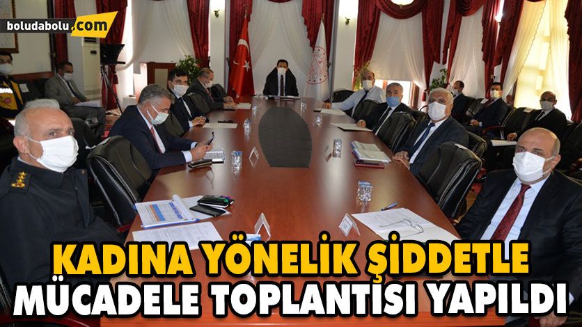KADINA YÖNELİK ŞİDDETLE MÜCADELE TOPLANTISI YAPILDI KADINA YÖNELİK ŞİDDETLE MÜCADELE TOPLANTISI YAPILDI