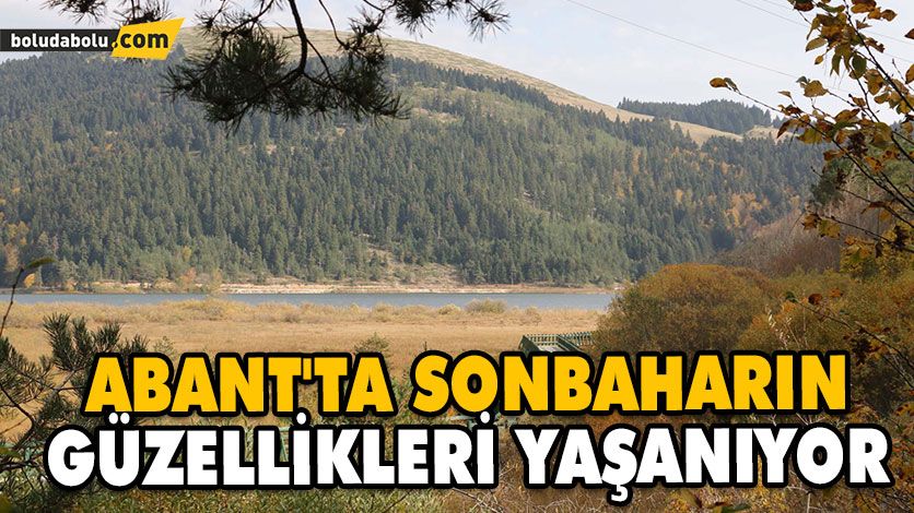ABANT’TA SONBAHARIN GÜZELLİKLERİ YAŞANIYOR ABANT’TA SONBAHARIN GÜZELLİKLERİ YAŞANIYOR