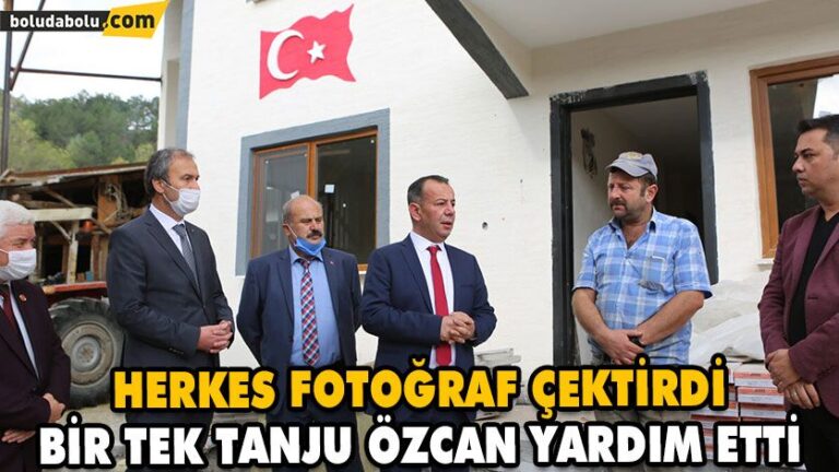 YANGINDA İKİ ÇOCUĞUNU KAYBEDEN BEKİL AİLESİNİN YENİ EVLERİ BOLU BELEDİYESİ’NDEN