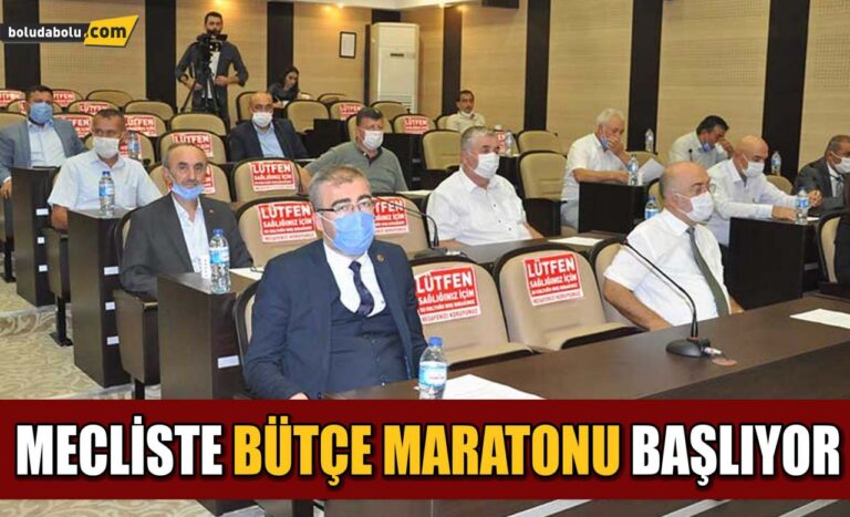 MECLİSTE BÜTÇE MARATONU BAŞLIYOR