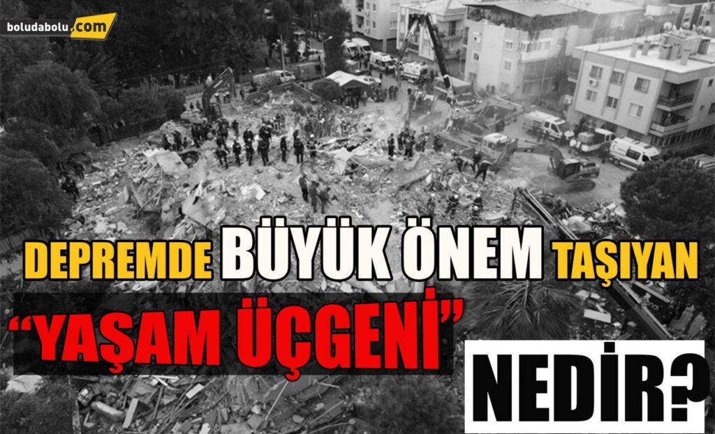 Depremde büyük önem taşıyan yaşam üçgeni nedir? Depremde büyük önem taşıyan yaşam üçgeni nedir?