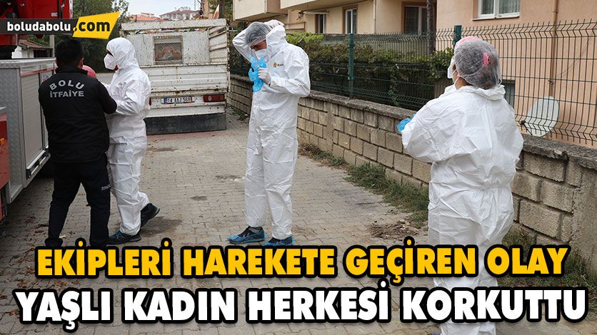 KENDİSİNDEN HABER ALINAMAYAN YAŞLI KADINA BALKON KAPISINDAN ULAŞILDI KENDİSİNDEN HABER ALINAMAYAN YAŞLI KADINA BALKON KAPISINDAN ULAŞILDI