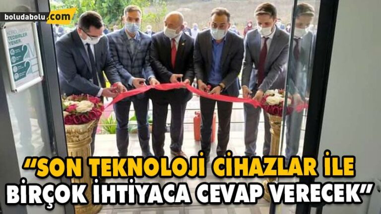 “SON TEKNOLOJİ CİHAZLAR İLE BİRÇOK İHTİYACA CEVAP VERECEK”