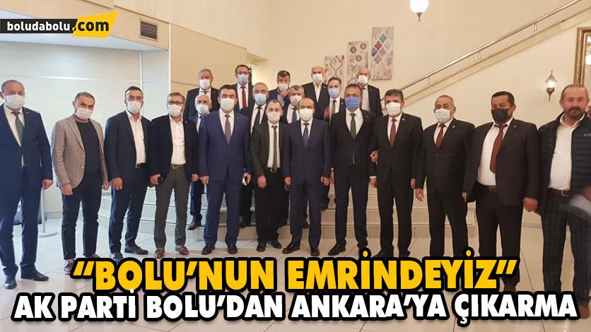 AK PARTİ BOLU’DAN ANKARA’YA ÇIKARMA AK PARTİ BOLU’DAN ANKARA’YA ÇIKARMA