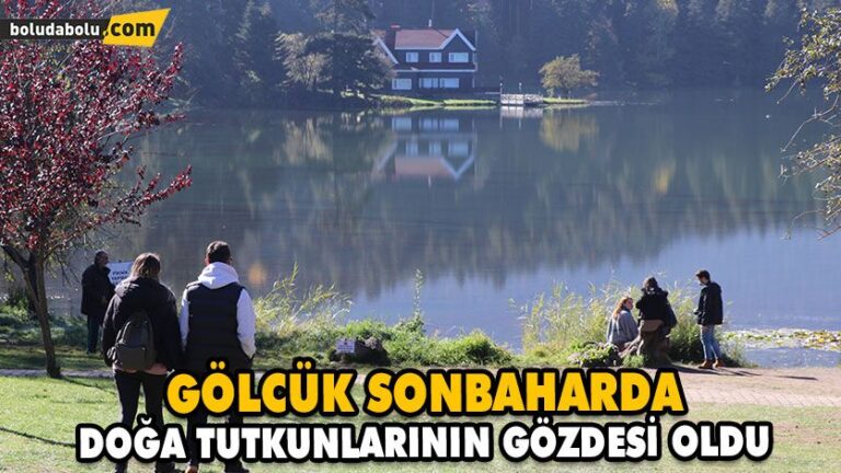 GÖLCÜK SONBAHARDA DOĞA TUTKUNLARININ GÖZDESİ OLDU