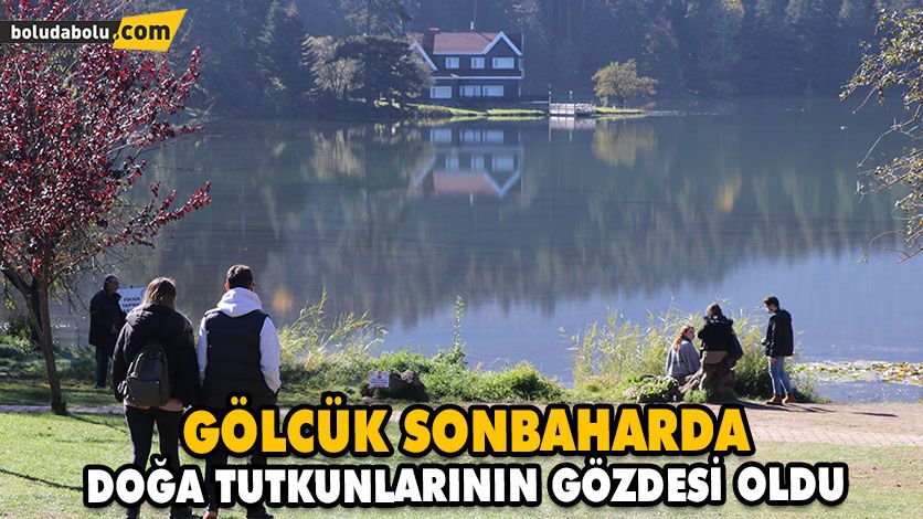 GÖLCÜK SONBAHARDA DOĞA TUTKUNLARININ GÖZDESİ OLDU