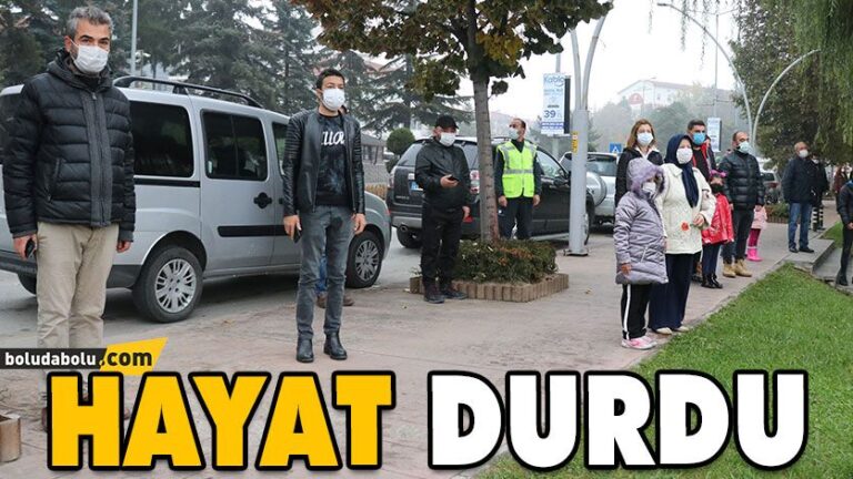 BOLU’DA HAYAT DURDU