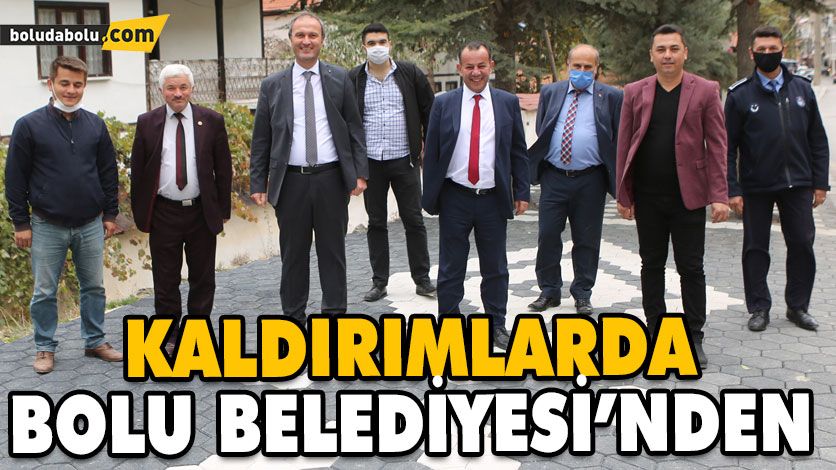 MUDURNU’NUN YOLLARINDAN SONRA KALDIRIMLARI DA BOLU BELEDİYESİ’NDEN MUDURNU’NUN YOLLARINDAN SONRA KALDIRIMLARI DA BOLU BELEDİYESİ’NDEN