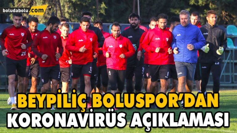 BEYPİLİÇ BOLUSPOR’DA KORONAVİRÜS AÇIKLAMASI