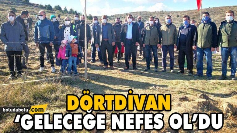 EFE, FİDANLARIN CAN SUYUNU VERDİ
