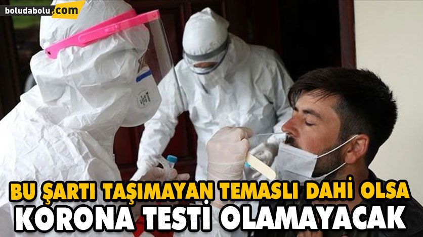 SAĞLIK BAKANLIĞI’NDAN “HERKESE TEST YAPMAYIN” GENELGESİ SAĞLIK BAKANLIĞI’NDAN “HERKESE TEST YAPMAYIN” GENELGESİ