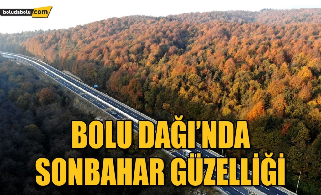 İstanbul’un Anadolu’ya açılan kapısı Bolu Dağı’nda sonbahar güzelliği