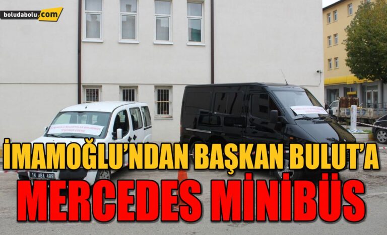 MENGEN BELEDİYESİ’NE 2 ARAÇ HİBE EDİLDİ