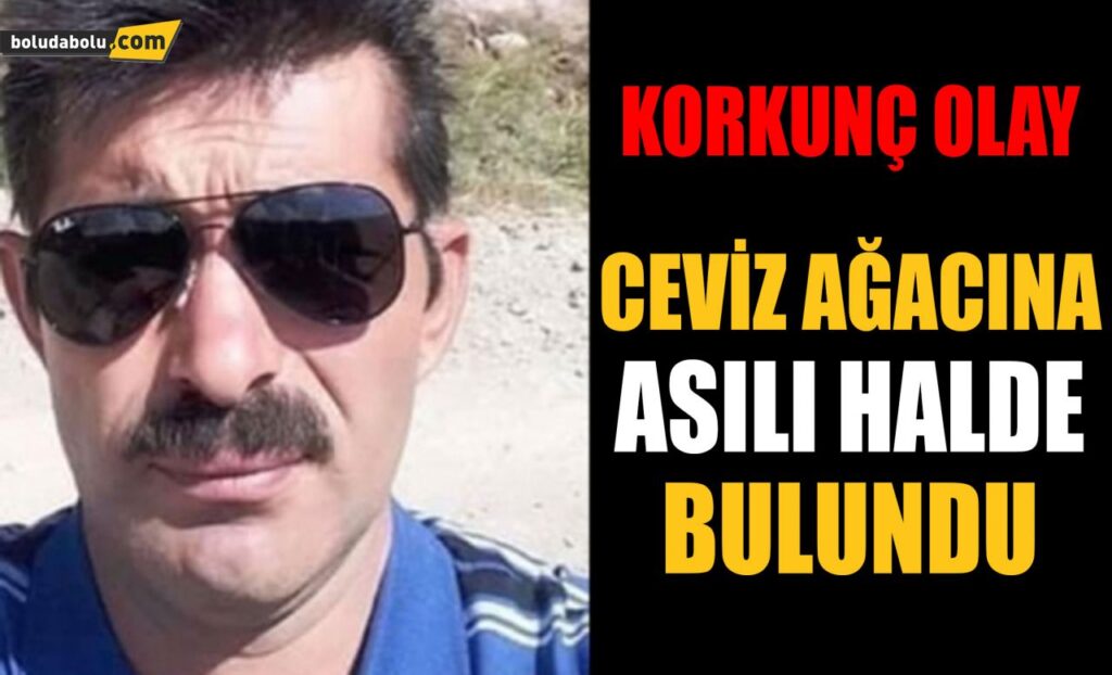 CEVİZ AĞACINA ASILI HALDE BULUNDU