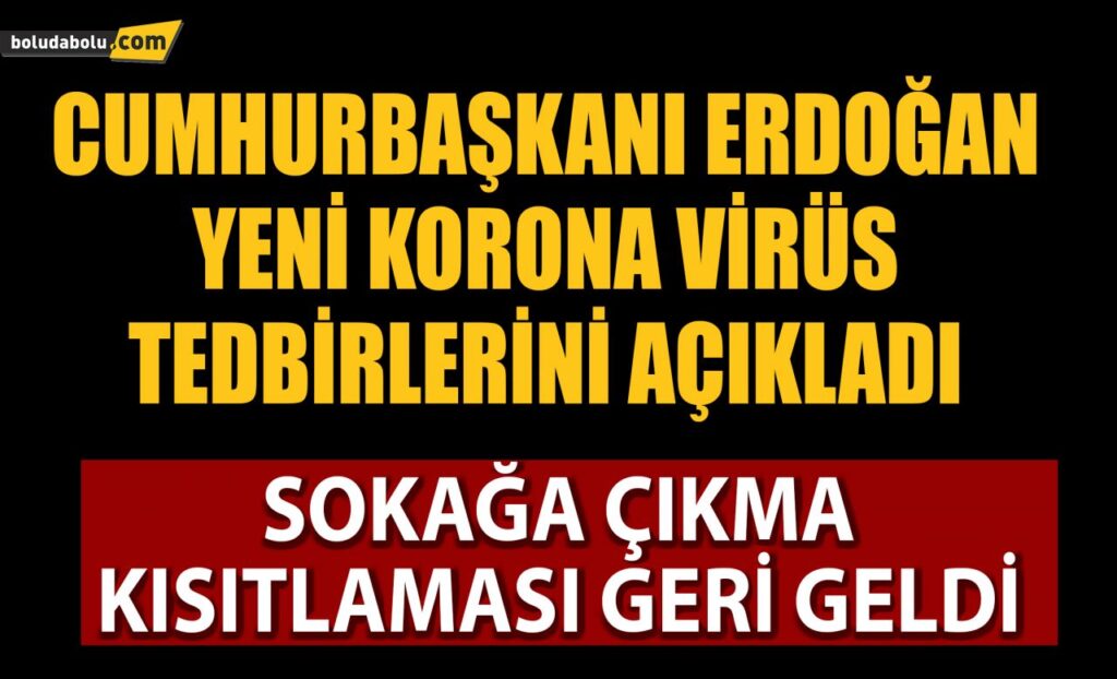Sokağa çıkma kısıtlaması geldi Sokağa çıkma kısıtlaması geldi