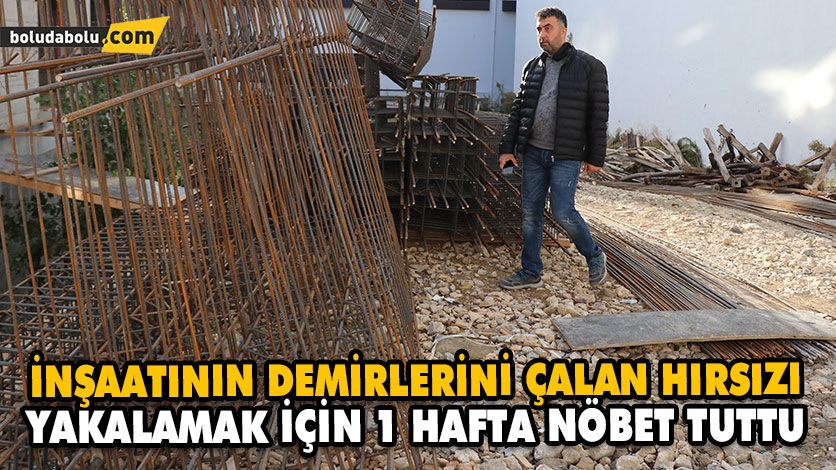 SUÇÜSTÜ YAKALADIĞI HIRSIZI ÇALDIĞI DEMİRLERLE FOTOĞRAFLADI SUÇÜSTÜ YAKALADIĞI HIRSIZI ÇALDIĞI DEMİRLERLE FOTOĞRAFLADI