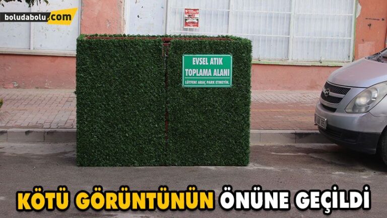 KONTEYNERLER ÇEVRECİ KAFESLERLE SARILDI