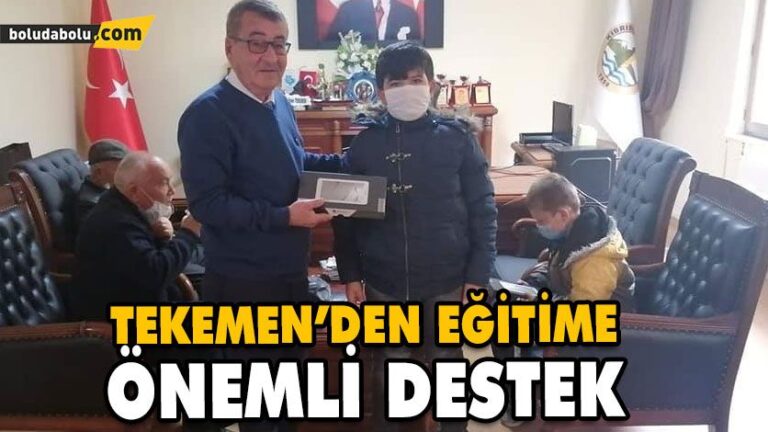 ÖĞRENCİLER TABLETLERİNE KAVUŞTU