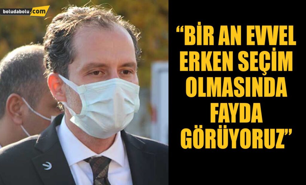 ERBAKAN’DAN ‘ERKEN SEÇİM’ YORUMU ERBAKAN’DAN ‘ERKEN SEÇİM’ YORUMU