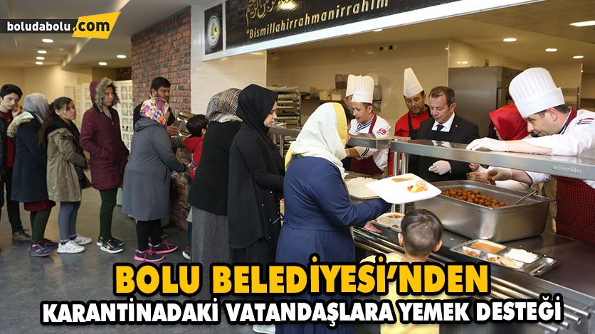 KARANTİNADAKİ VATANDAŞLARA YEMEK DESTEĞİ KARANTİNADAKİ VATANDAŞLARA YEMEK DESTEĞİ