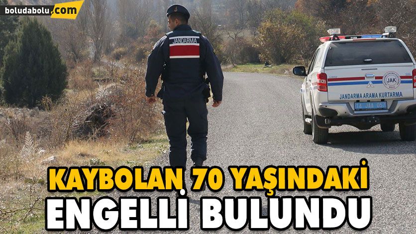 KAYBOLAN 70 YAŞINDAKİ ENGELLİ BULUNDU KAYBOLAN 70 YAŞINDAKİ ENGELLİ BULUNDU