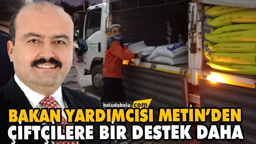 Bakan Yardımcısı Metin’den çiftçilere bir destek daha Bakan Yardımcısı Metin’den çiftçilere bir destek daha