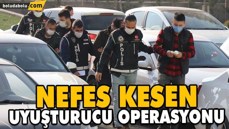 NEFES KESEN UYUŞTURUCU OPERASYONU: 4 GÖZALTI