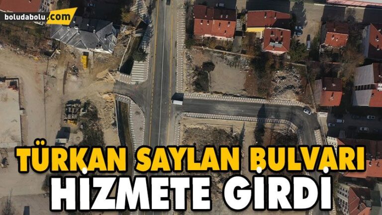 TÜRKAN SAYLAN BULVARI HİZMETE GİRDİ