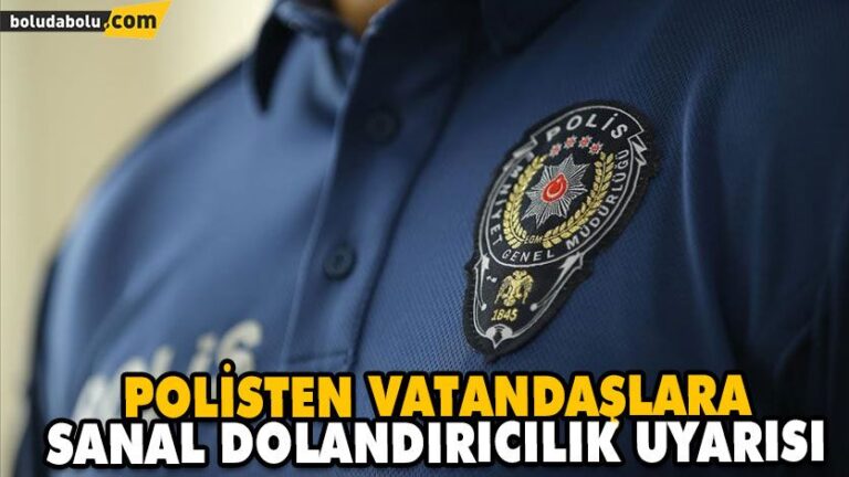 POLİSTEN VATANDAŞLARA SANAL DOLANDIRICILIK UYARISI