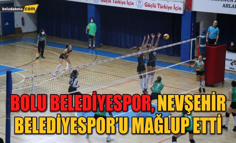 Bolu Belediyespor, Nevşehir Belediyespor’u mağlup etti