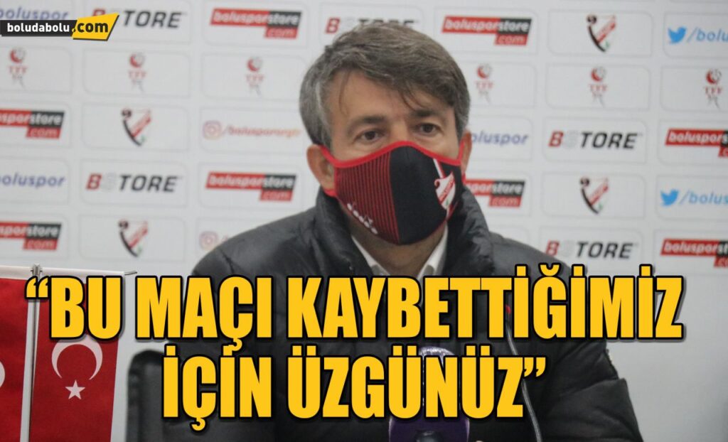 Reha Erginer: “Bu maçı kaybettiğimiz için üzgünüz” Reha Erginer: “Bu maçı kaybettiğimiz için üzgünüz”
