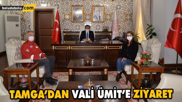 TAMGA’DAN VALİ ÜMİT’E ZİYARET