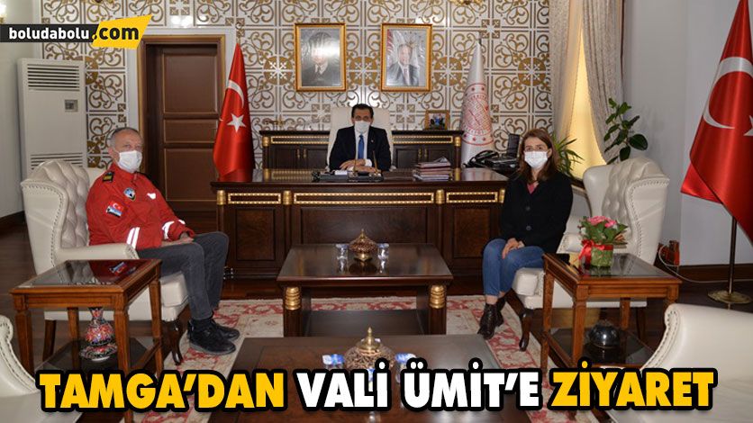 TAMGA’DAN VALİ ÜMİT’E ZİYARET TAMGA’DAN VALİ ÜMİT’E ZİYARET