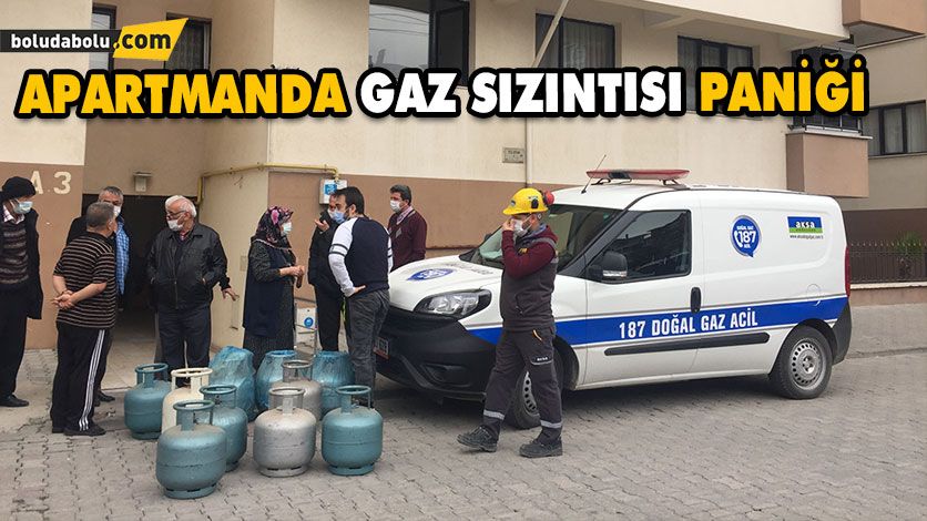 APARTMANDA GAZ SIZINTISI PANİĞİ APARTMANDA GAZ SIZINTISI PANİĞİ