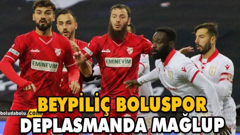 BOLUSPOR’DA KÖTÜ GİDİŞAT SÜRÜYOR