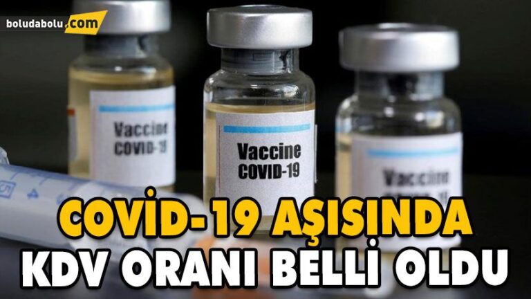 TÜRKİYE’DE KORONAVİRÜS AŞISI YÜZDE 1 KDV ORANIYLA SATILACAK