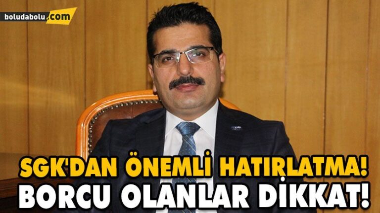 BORCU OLANLAR DİKKAT!