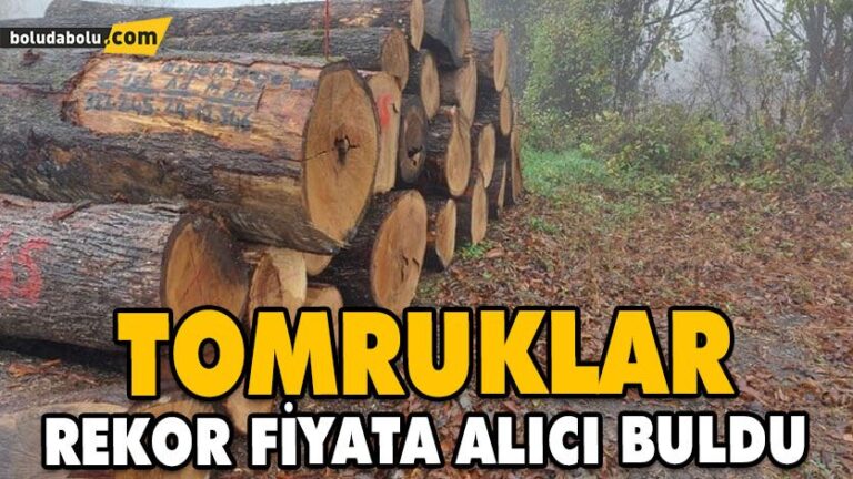 TOMRUKLAR REKOR FİYATA ALICI BULDU