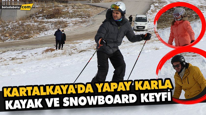 KARTALKAYA’DA YAPAY KARLA KAYAK VE SNOWBOARD KEYFİ KARTALKAYA’DA YAPAY KARLA KAYAK VE SNOWBOARD KEYFİ