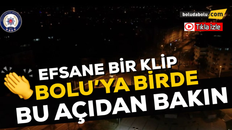 BOLU EMNİYETİNDEN VİDEOLU TEŞEKKÜR